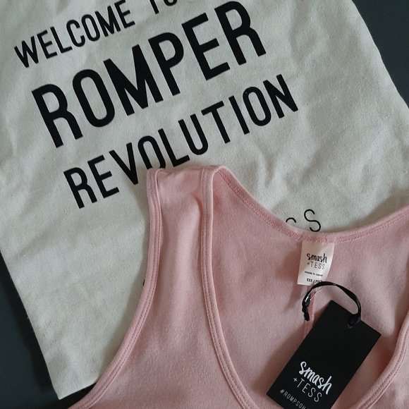 SMASH + TESS - Saturday Romper - Pink - Size XXS - Picture 4 of 6